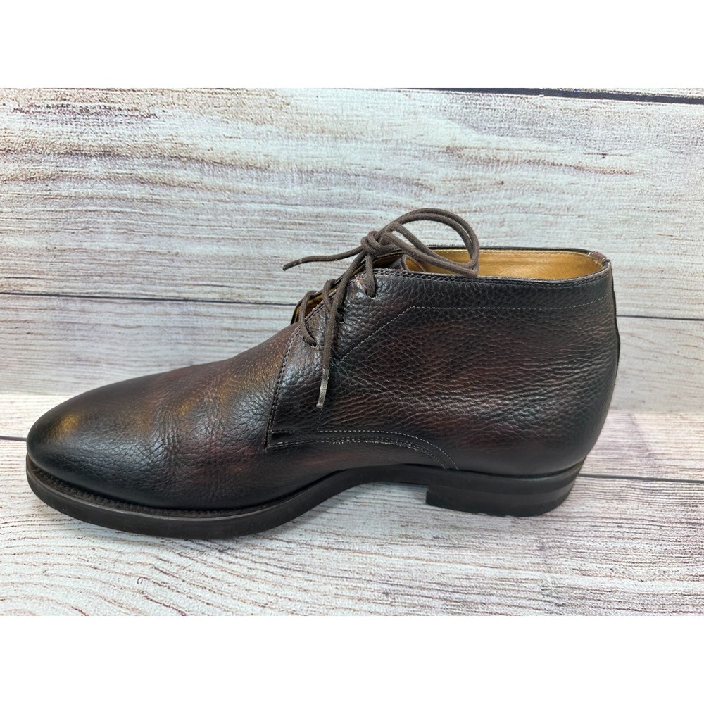 Magnanni Flex Malone Chukka Boot Mens Size 8.5 Brown Leather Lace Up 21257 CLEAN - Picture 4 of 10